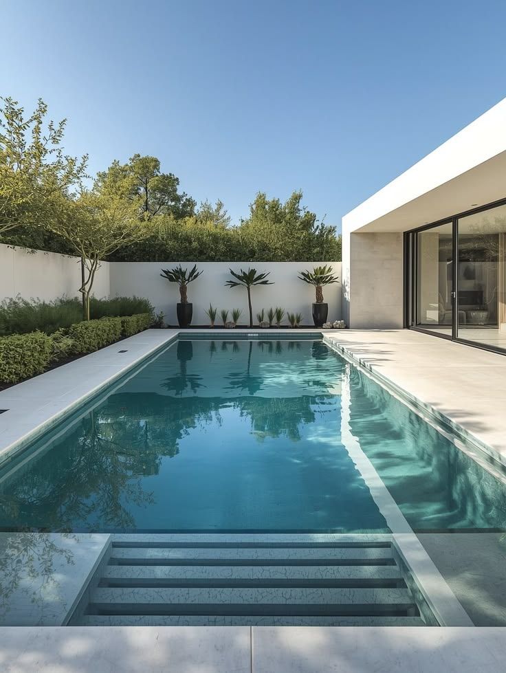 Piscine miroir